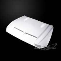 Ford Mustang 2018-2023 Type-E Style Functional Heat Extractor Ram Air Hood